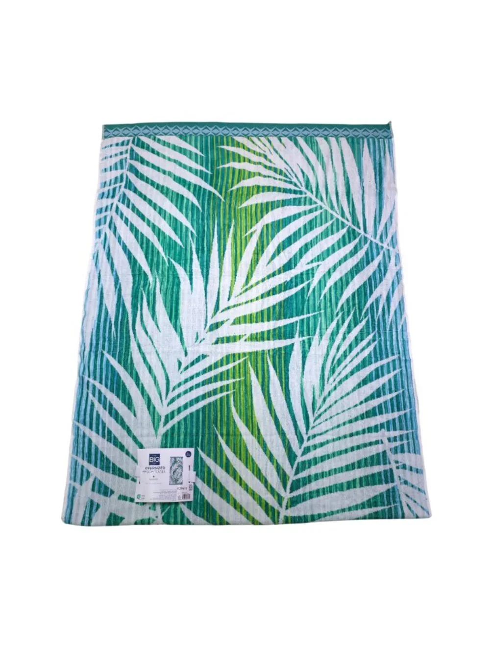 The Big One Oversized Beach Towel Palm Leaves 36x72